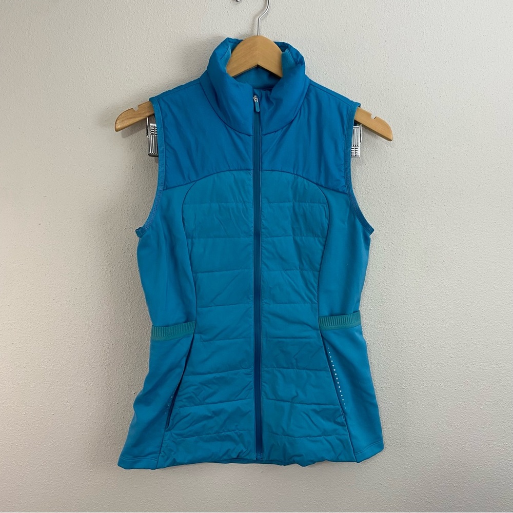 Lululemon Down It All Vest Oceanic Blue‎ Women’s 6